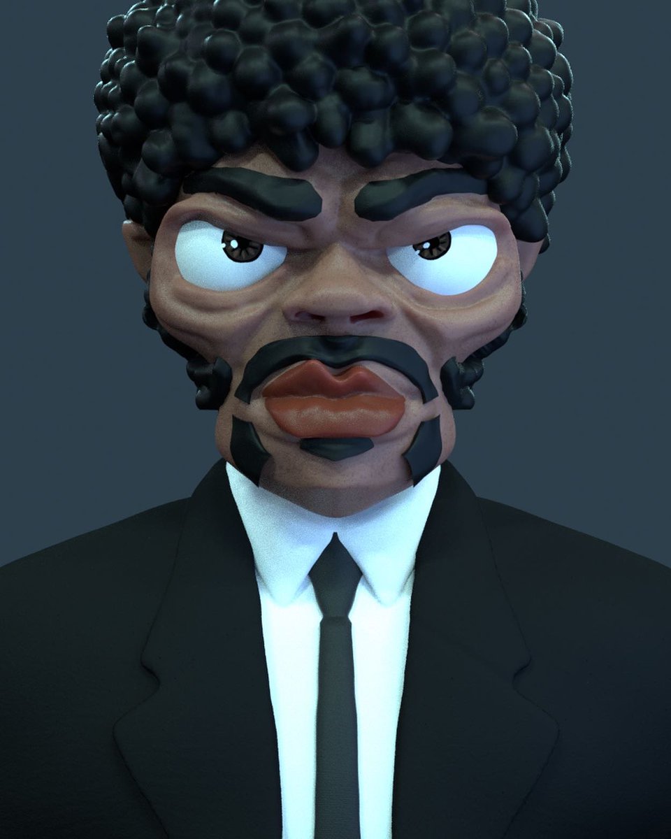 mr_zizza's tweet photo. Tribute to @SamuelLJackson and his many great characters. #3Dsculpting #nomadsculpt https://t.co/cXPNKhYpKR
