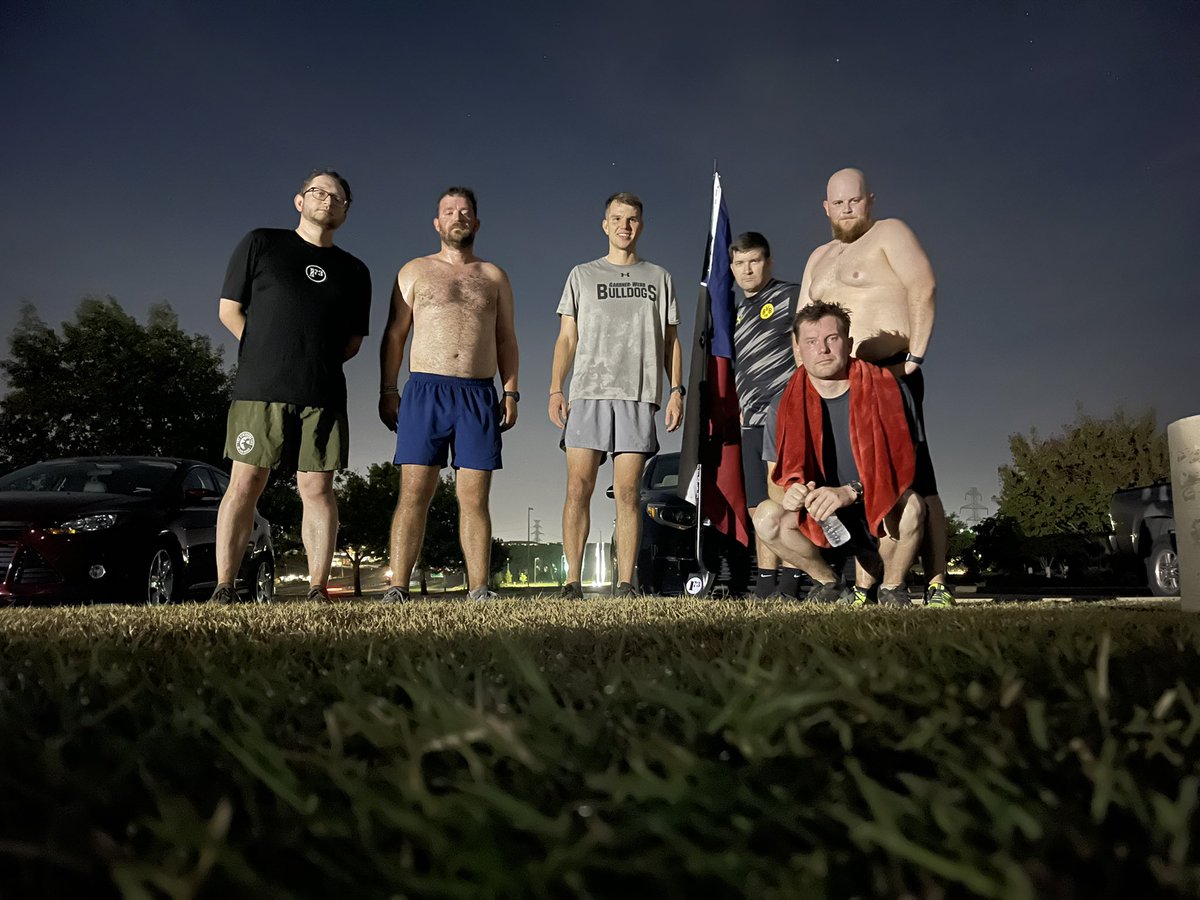F3Waco's tweet photo. 6 at The Range this morning to kick the round ball around a bit. @justin_rains25 @Ben_Schade1 and @Tyler_Rains 7, @TrevathanJustin @RyanTrantham #Hashtag 5. You could come hangout, have fun and get better too, the first step is hardest but the most beneficial! #254F3 #F3FC https://t.co/uJqR1B8P2P