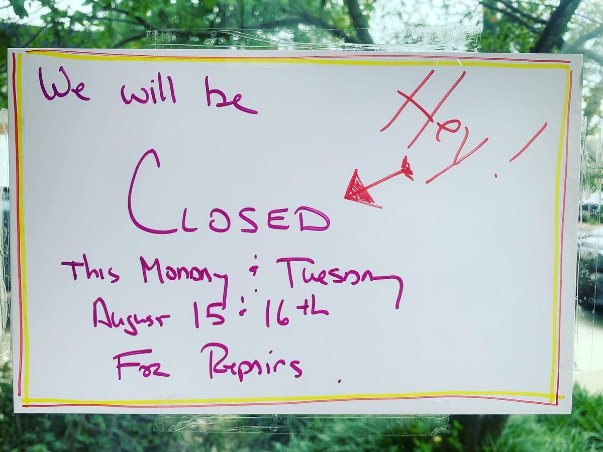 Free coffee out front while we are closed for repairs. Back open Wednesday @visitbgohio <a href="/downtownbg/">Downtown BG</a>