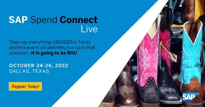 Richarddowns's tweet photo. Our premier spend management user conference is the perfect fit for you and your business strategy. Register today and take advantage of the significant savings of our Super Early Bird pricing! @SAP  #SAPSpendConnectLive https://t.co/0T7Su8RkXf