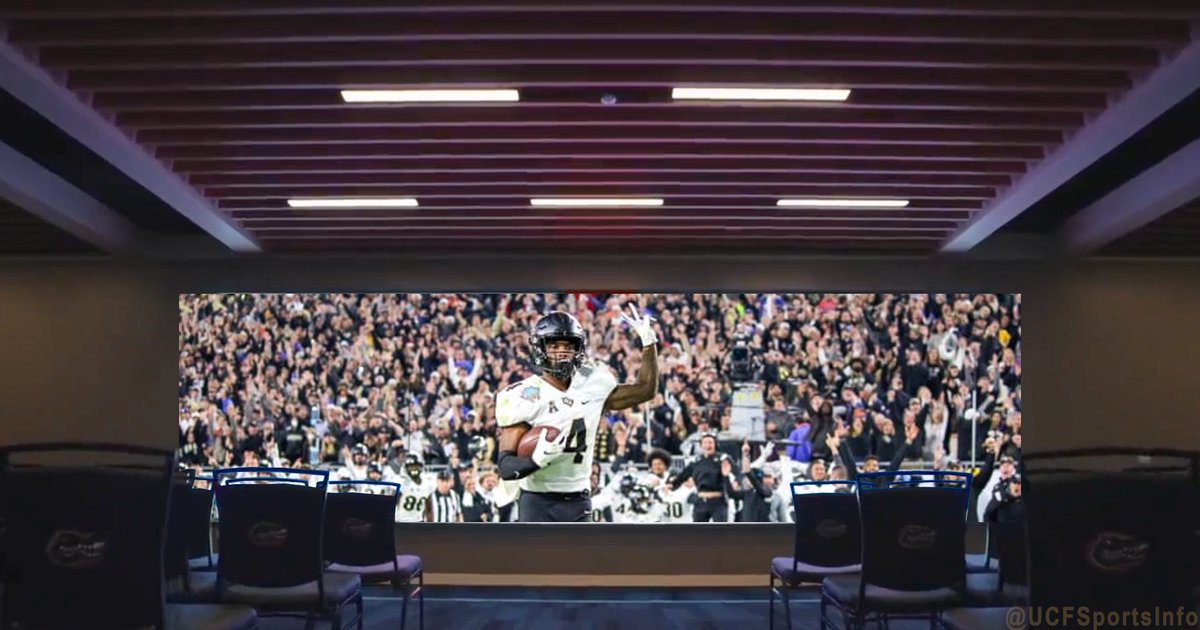 Were the Florida Gators watching a replay of the Gasparilla Bowl in their new Football Training Center?