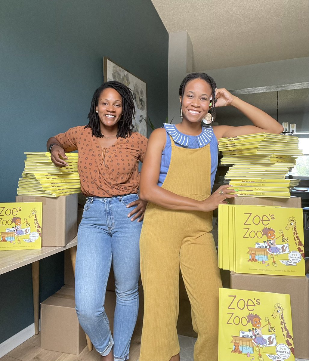 My sister wrote it, I illustrated it, we’d love if you support it! Zoe’s Zoo! Our second childrens book! littlebookheads.com/product/zoes-z… 📚 #diversechildrensbook #blackauthorillustrator #mombloggers #Selfpublishing #womenhelpingwomen #childrenslibrary