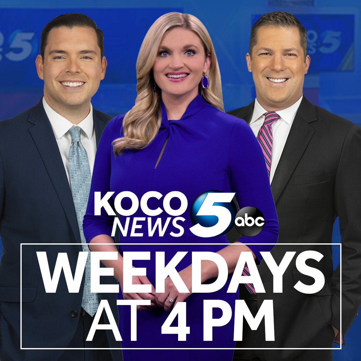 KOCO 5 AT 4 📺 Starting today, you will be able to get the biggest stories from KOCO 5 at 4 p.m. each weekday with <a href="/KOCOAbigail/">Abigail Ogle📝</a>, @KOCOZach and <a href="/KOCOdamonlane/">Damon Lane</a>. bit.ly/3JYjGQE