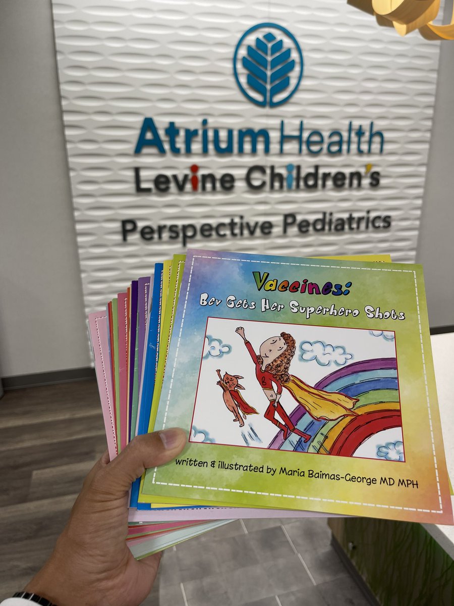 “The Strength of my Scars.” Regifting the entire series of amazing children’s books, demystifying everything from appendicitis ➡️vaccines for kids, from the brilliant Dr @Mbaimasgeorge!! #AtriumHealthProud