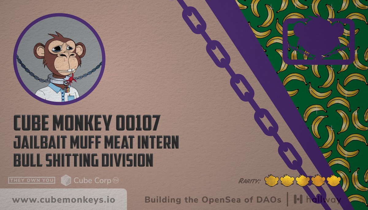 gm 🧊🐒's 🫡

Day 1 of #5DaysOfGiveaways begins now

We're airdropping 5 "5 Star" rarity cards

To enter:

1. ❤️
2. Quote RT with #CubeMonkeys
3. Tag 3 Frenz

Winner announced 24 hrs

Lets go

#nfts #nft #nftart #nftcommunity #nftcollector #nftartist #crypto #cryptoart #freenft