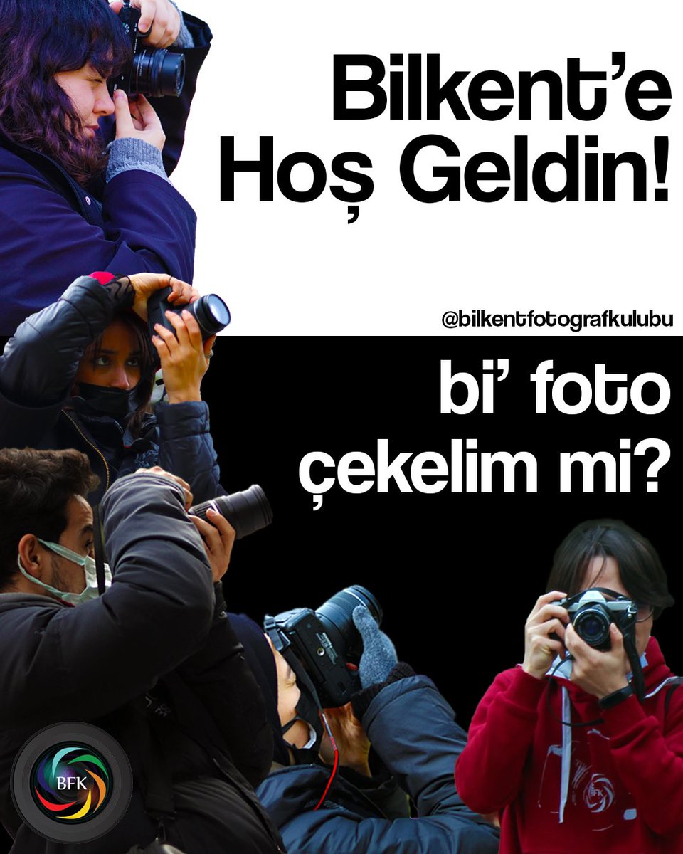 Tercih sonuçlarının açıklanmasıyla bütün yeni Bilkentlilere hoşgeldiniz diyoruz! Eğer sizler de fotoğrafçılıkla ilgileniyorsanız bu linkten chat.whatsapp.com/DIjsr0WmHQS8qo… whatsapp grubumuza katılabilirsiniz :) Oryantasyon standlarında tekrar görüşmek üzere 👋