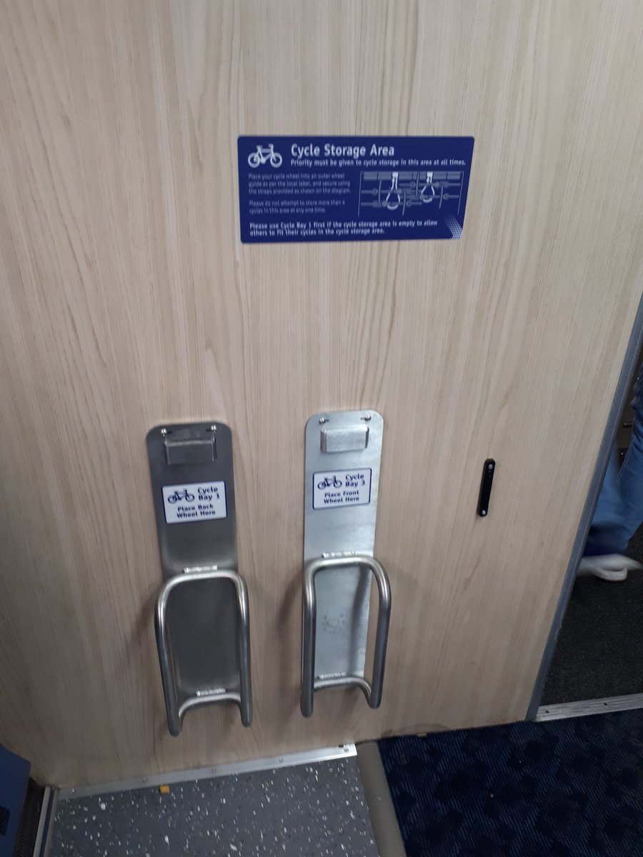 Thanks ever so much <a href="/ScotRail/">ScotRail</a>. These extra cycle racks are an absolute HST game changer 🥳 So, so much better. 

CC: <a href="/LNER/">London North Eastern Railway</a>, <a href="/GWRHelp/">GWR</a>, <a href="/LumoTravel/">Lumo</a> and any other TOCs still operating with grim vertical racking cycle storage.