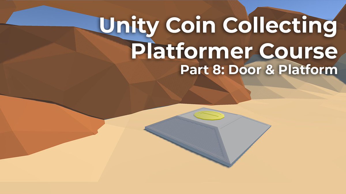 ImmersiveLimit's tweet photo. Oh Happy Day! We just released part eight of the Unity Coin Collecting Platformer course on YouTube. Part nine coming later this week too. 🎉https://t.co/p0Gu36sy4e https://t.co/LMnE7GFEhg