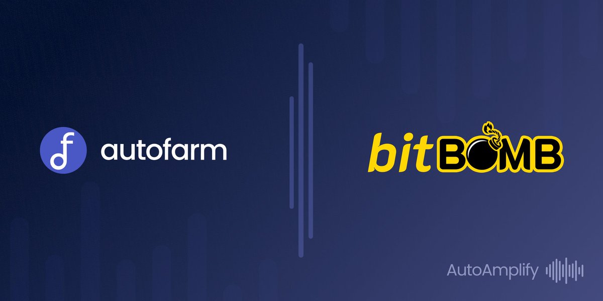 autofarmnetwork's tweet photo. GM #AutoFam🧑🌾
We told you we had another surprise up our sleeves! The next #AutoAmplify campaign on the SAV is currently ongoing.
Stake $AUTO - earn extra $bitDOT.
Extra rewards are provided by our friends over at @BombMoneyBSC💣
👉https://t.co/jct2jyw77h https://t.co/1uRpdVmgvi