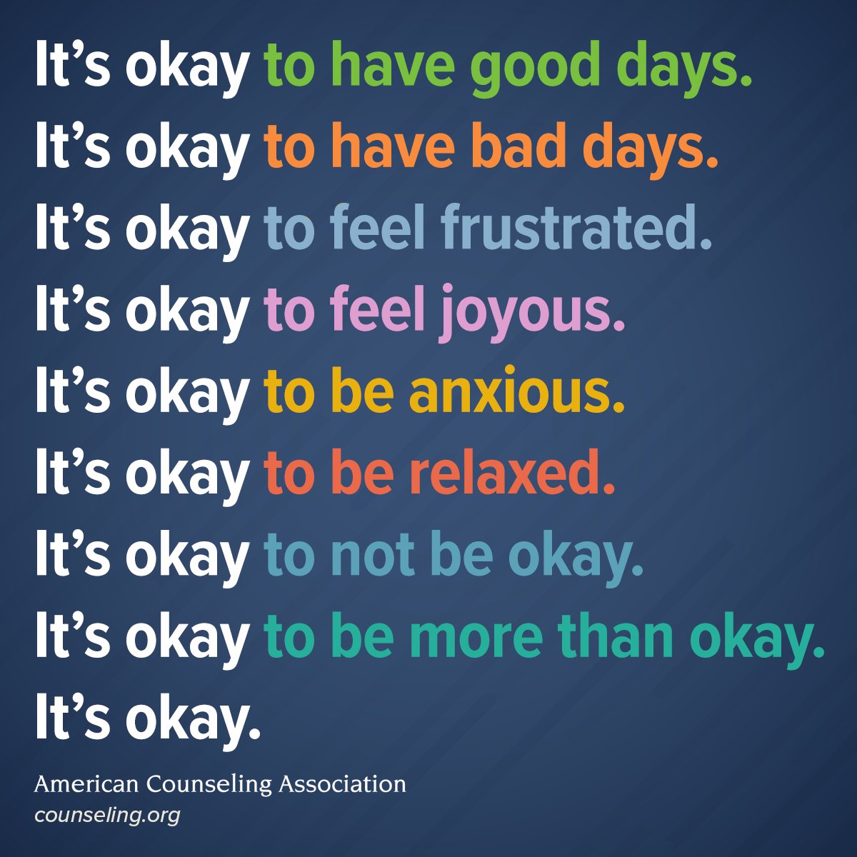 American Counseling Association tweet media