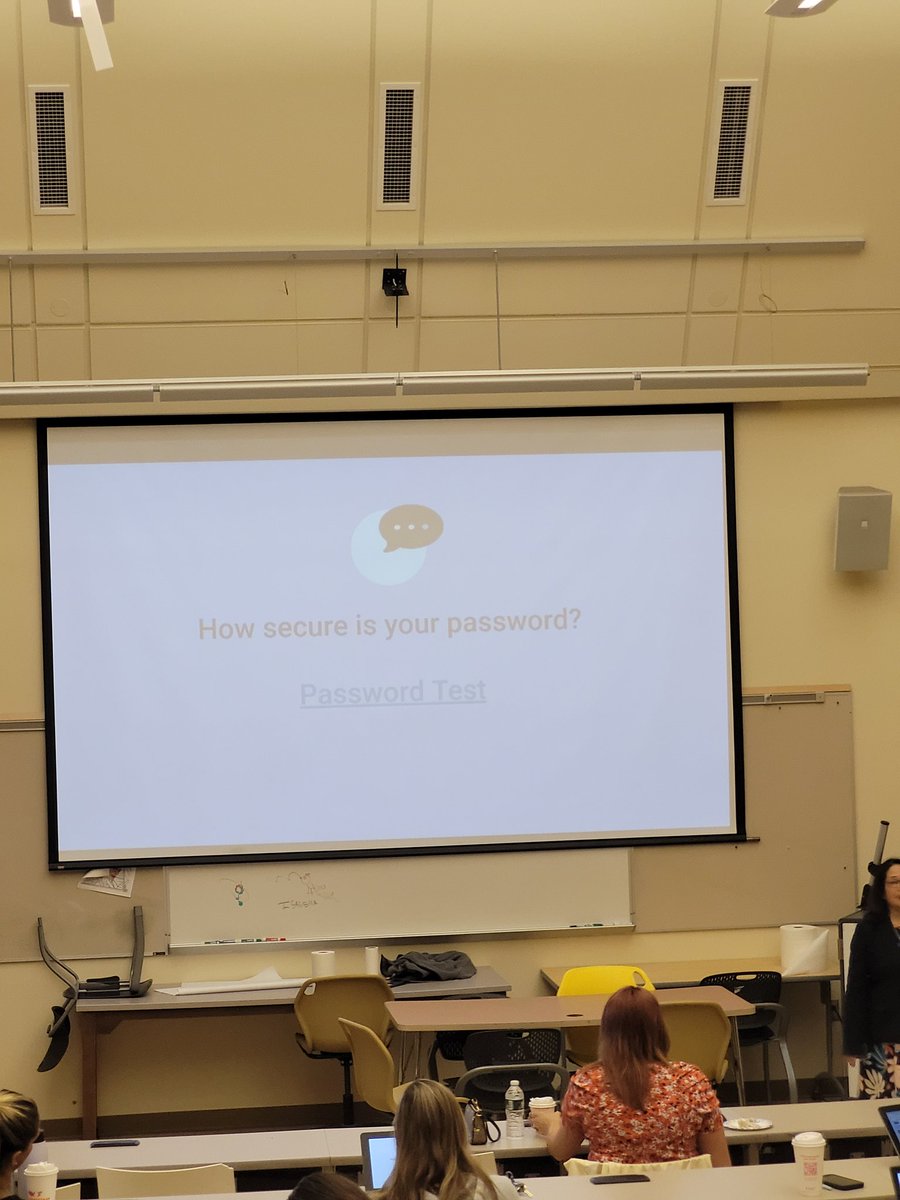 dotydarryl's tweet photo. How secure is your password?
#TechCampTaughtUs #TechCamp2022 #TCSD https://t.co/QAzIXc5jos