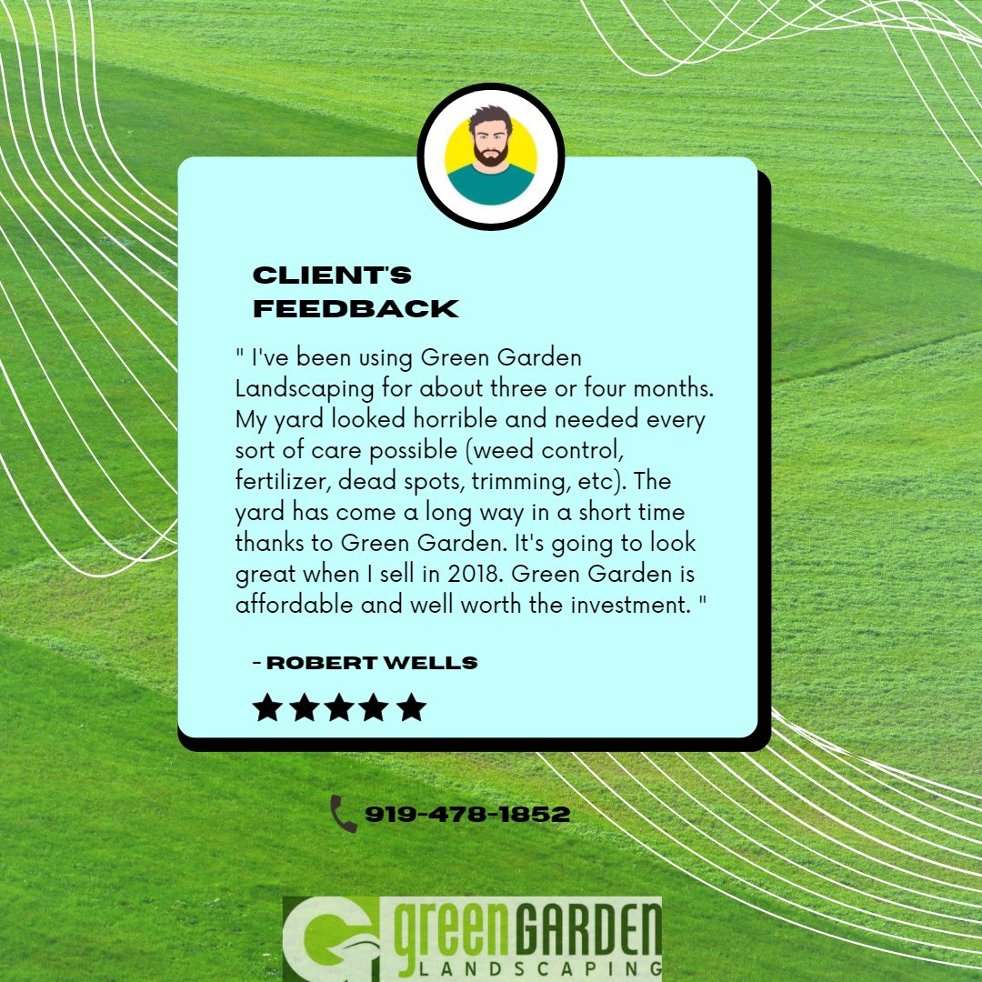 GGL_LC's tweet photo. Thank you, Robert! More reviews can be found here: https://t.co/2x2osor6Sc

#green #garden #landscaping #lawn #lawncare #aeration #seeding #sanfordnc #cameronnc #vasnc #lillingtonnc #southernpinesnc #whisperingpinesnc #carthageenc #aberdeennc https://t.co/3QTP4MwfPZ