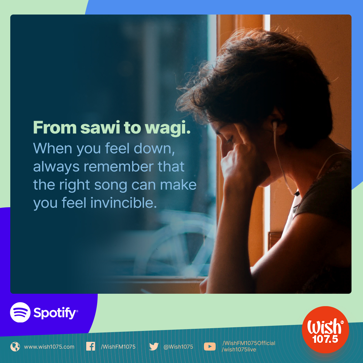 The right song can make you feel invincible. 

Make sonic memories, discover diverse genres, and explore timeless tracks with @Spotify_PH.

Moments hit different with Spotify. Head over now to listen free: spotify.com