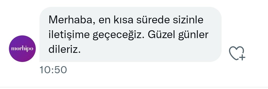 tisildak79's tweet photo. @Morhipo sizinle en kısa sürede iletişime geçeceğiz dediğinde saat 10.50 idi. Henüz aramamış olmaları dışında bir sorun yok. https://t.co/QFPF6sqUKt