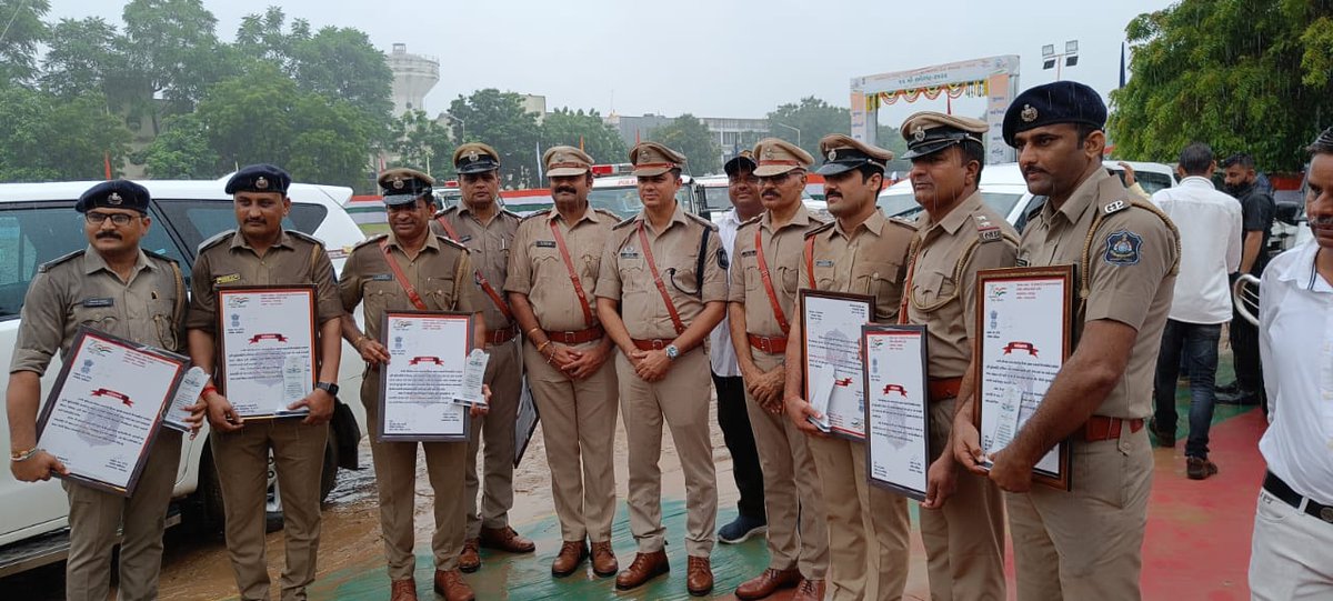 Today's picture perfect at Independence Day Celebration at Dantiwada,  Gujarat