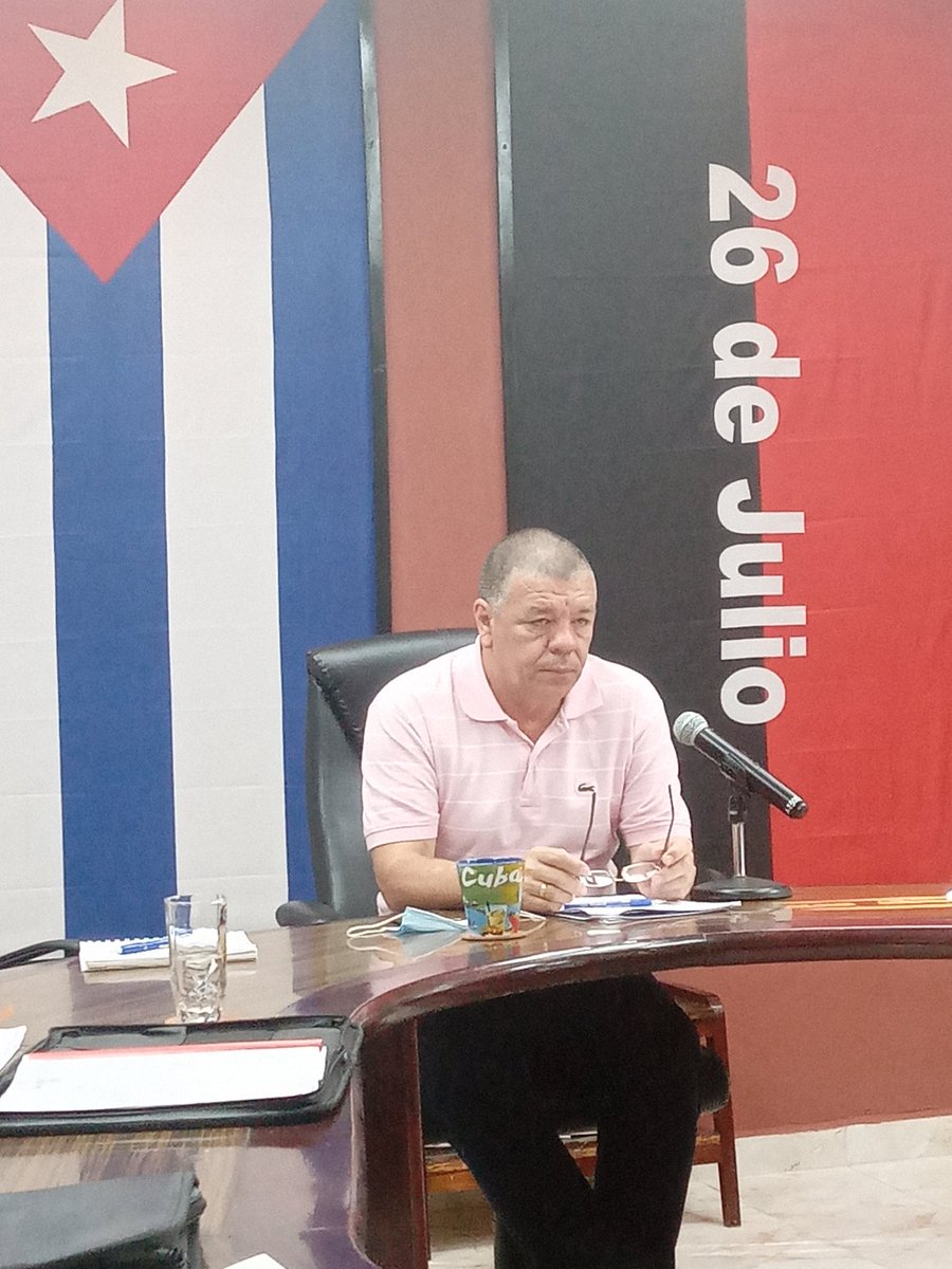 Excelente espacio de análisis y reflexión de las prioridades de la provincia en el consejo de Gobierno. Conducción magistral de nuestro Gobernador Francisco Escribano Cruz. #Cuba #CubaPorLaPaz #CubaViveyTrabaja <a href="/CapoNapoles/">Yanaisi Capó Nápoles</a> <a href="/escribano_cruz/">Francisco Alexis Escribano Cruz</a> <a href="/YanielSalina/">Yaniel Salina López</a>