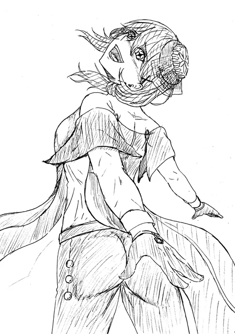ベッチェー!
シャフ度が似合う女、我妻樹里亜。
#ヘンプリ #ちょう絵き 