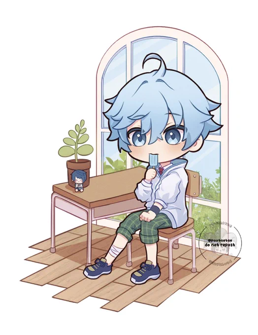 that xingyun school au !! #GenshinImpact 