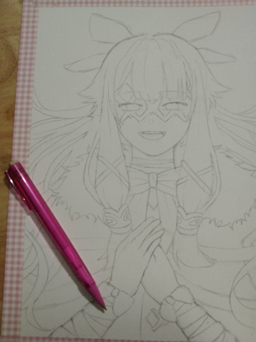 _keijy's tweet photo. Columbina wip~ https://t.co/SGz1CSyssk