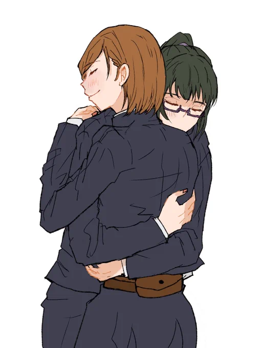 ハグの日終わっちゃったけどのばまきちゃんでハグの日rkgkイチャイチャしてます 