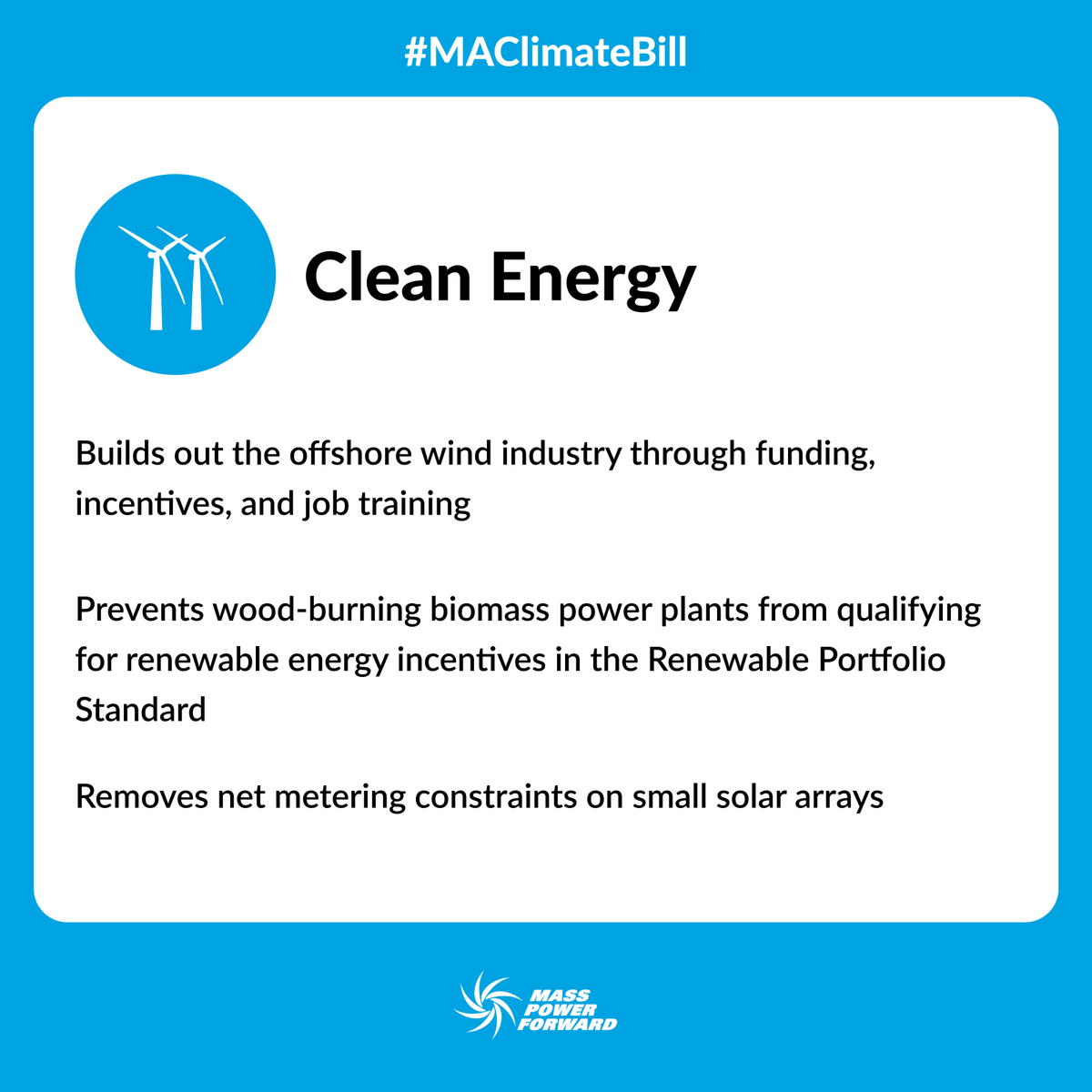 MAPowerForward's tweet photo. Last week, @MassGovernor signed the #MAClimateBill into law. This was a major victory for #CleanAir, #CleanEnergy, & #ClimateJustice which takes significant action across multiple sectors. #LearnMore about the changes that will be made as a result of this new law ⬇️ https://t.co/g0VXHFtABZ
