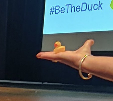 RavennaSupt's tweet photo. Work hard and make it look easy! #BeTheDuck https://t.co/wzc0rqldCX