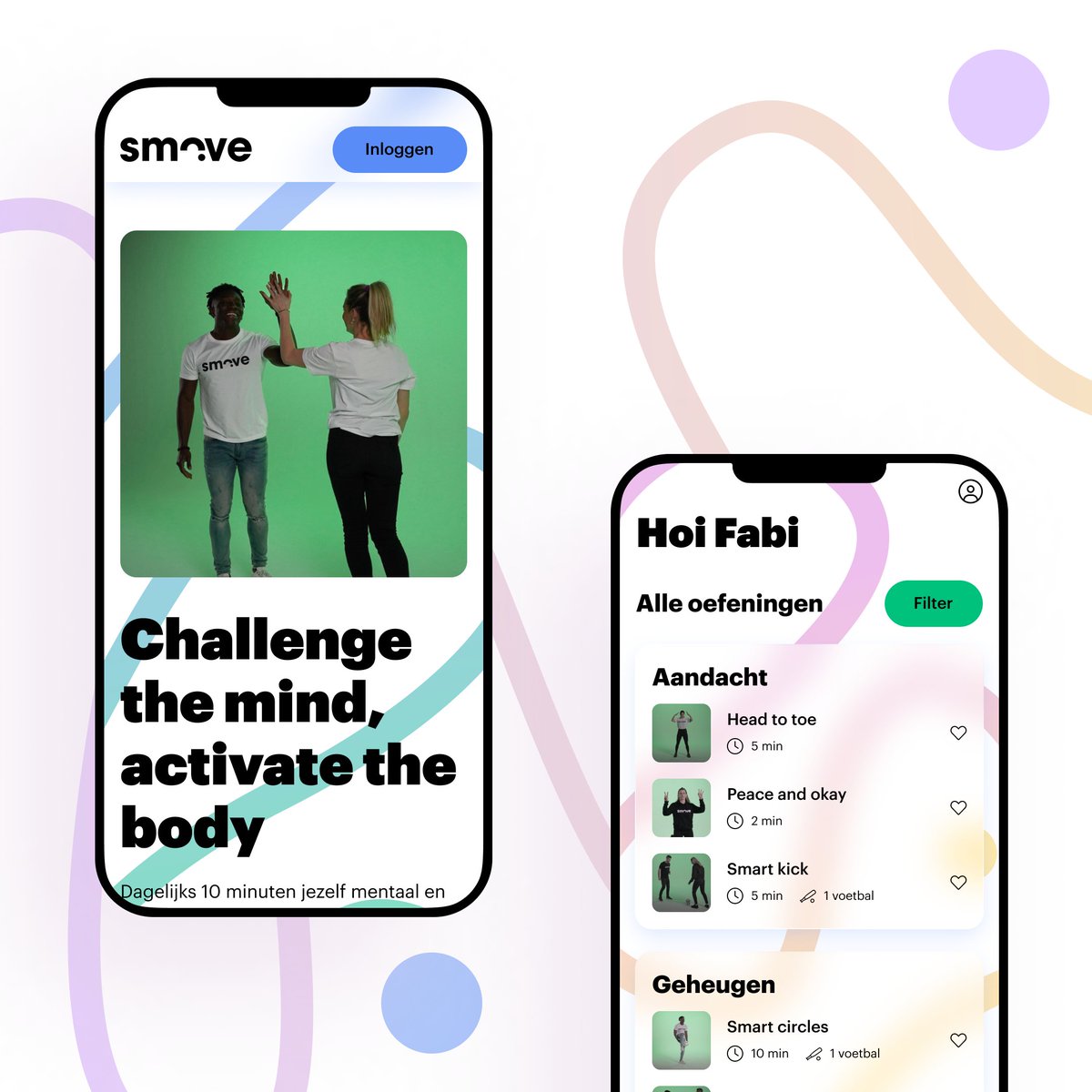We Smove en we 😍 it! Train je 🧠 met mentale en fysieke uitdagingen. 10 minuten per dag heeft al positief effect! We scherpten de brand identity aan en ontwikkelden de website met gebruikersomgeving voor deze inspirerende start-up:wesmove.com
#mentalegezondheid