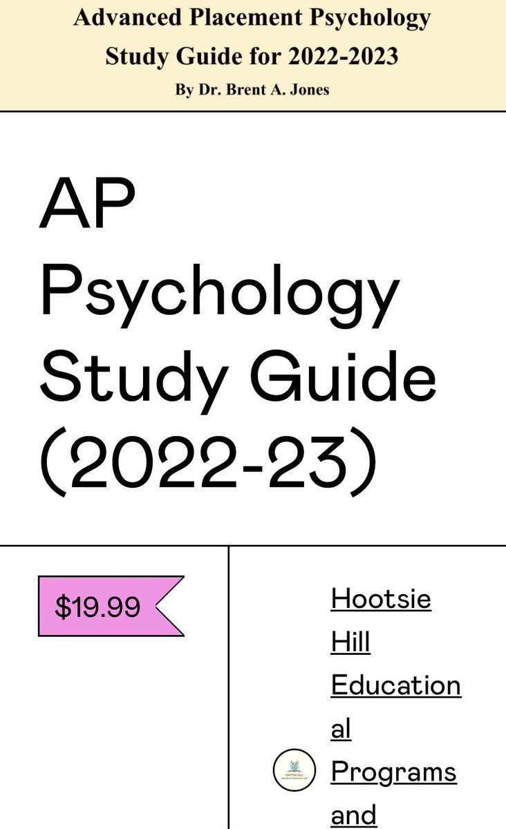 HootsieEd's tweet photo. #appsych #students heading #back2school or preparing for an upcoming #test https://t.co/2gq8FoKgmc #psychology #appsychology #BacktoSchool2022 #study #studyguide #studyhack #studyhacks #psych https://t.co/Ju4MFyDDIG