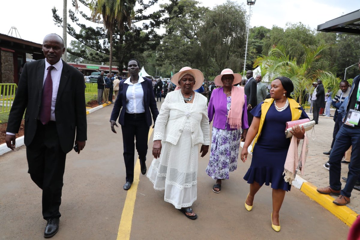 William Ruto's mother at Bomas for the presidential results announcement. 

#Decision2022 #KenyaElections2022