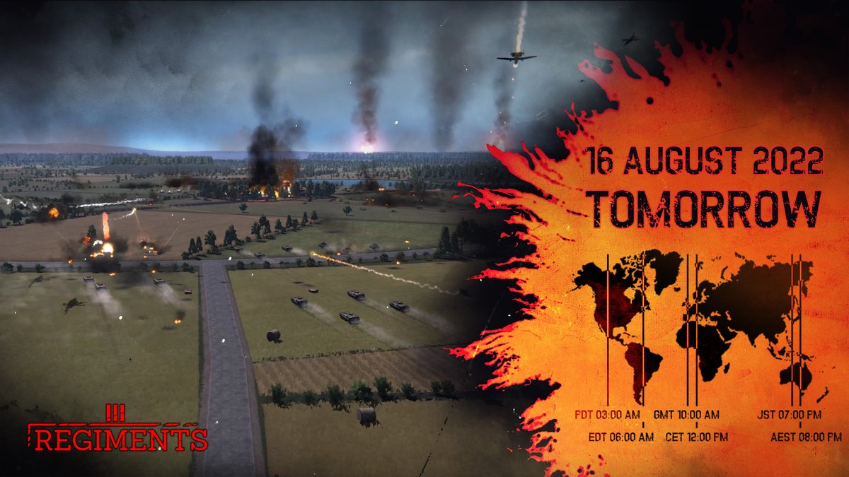 micro_prose's tweet image. Regiments is coming out TOMORROW. Check the image for the time in your particular region.

Wishlist it here: bit.ly/3SOybKB

#Regiments #MadeWithUntiy #Gaming #PCGaming #RTS @RegimentsRTS