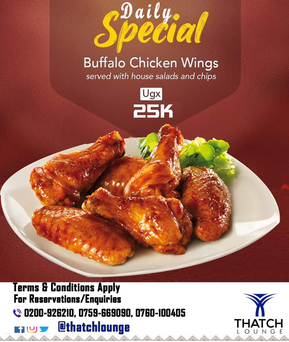 Come &amp; Enjoy #Chickenwings special #ThatchLounge