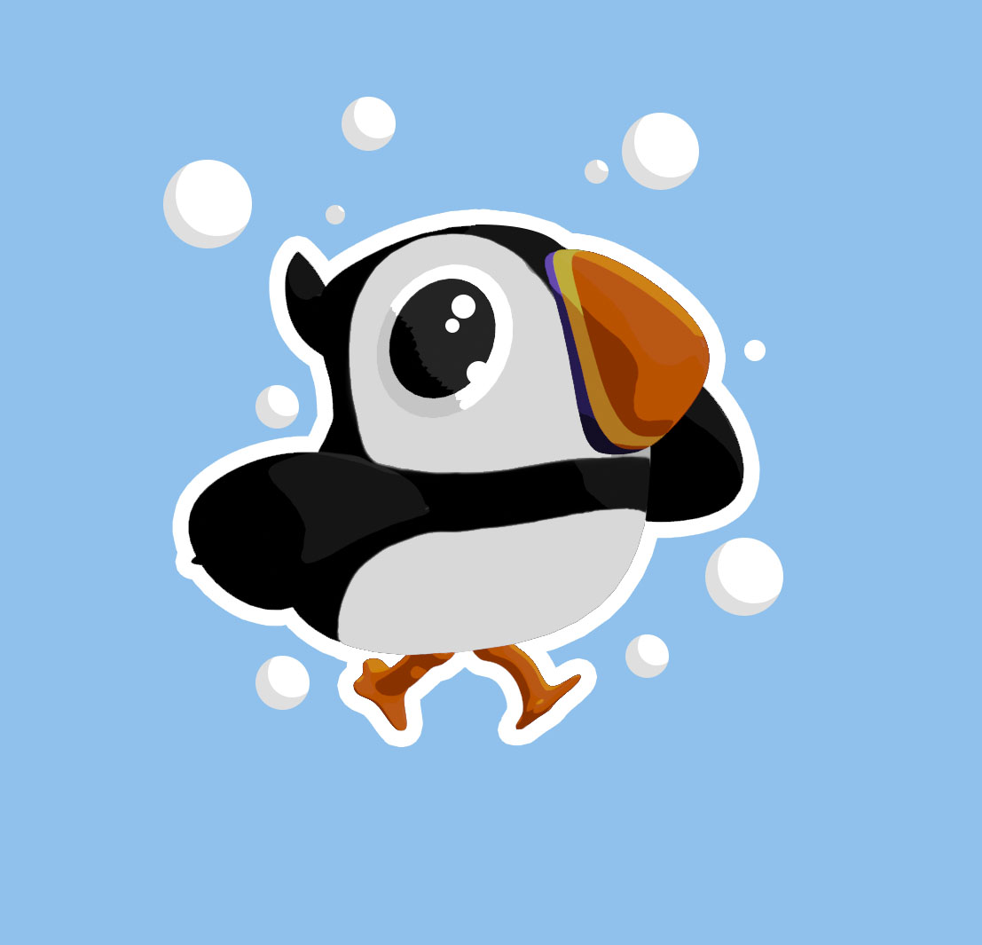 snowbrawll's tweet photo. Here is our new profile picture! 
Puffin is ready to brawl ❄️#snowbrawll #gamedev #unity3d #indiedev #indiegame https://t.co/cve5sjq0AM