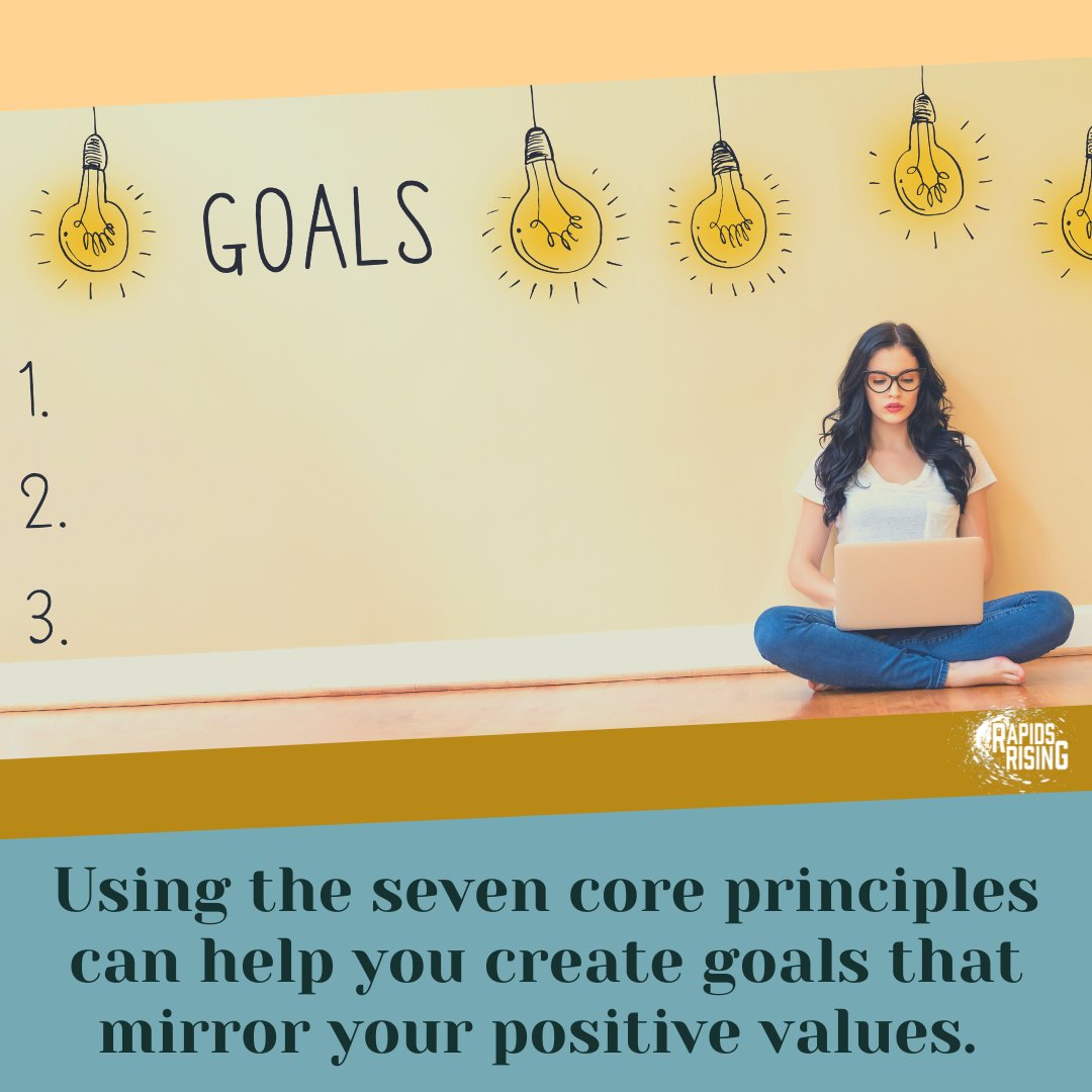 RapidsRising's tweet photo. #motivationMonday you have the power to create your future. Using the #coreprinciples to prep for #backtoschool can help you create goals that mirror your positive values. #goodinGR #seethegood #growthegood #positivecommunitynorms #PCN https://t.co/EA1igNDEOB