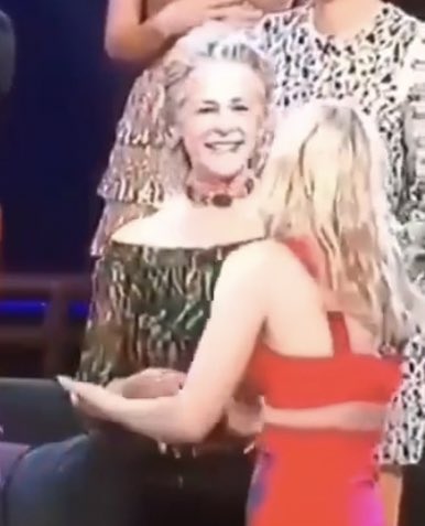 Wish I had this lovely hug in a better quality, but still, happy birthday emily kinney    