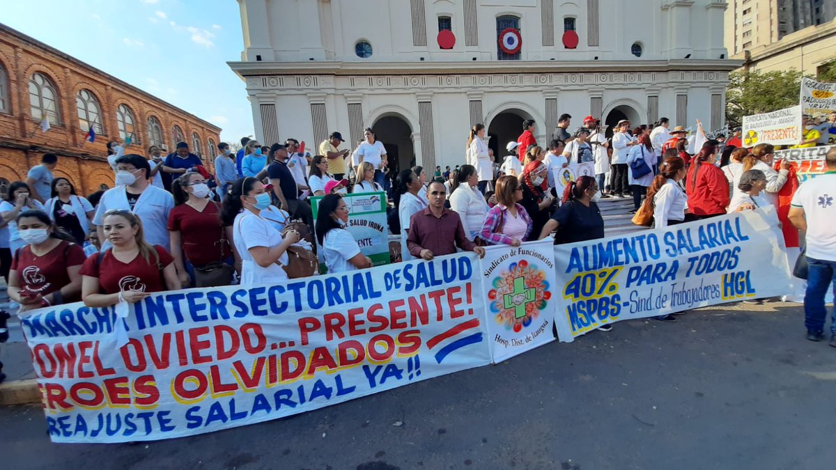 Sinamed_MSPYBS's tweet photo. RECLAMANDO EL JUSTO Y NECESARIO #ReajusteSalarialSaludPy PARA TODO EL SECTOR SALUD.
#ReajusteSalarialSaludPy
#ReajusteSalarialSaludPy
#ReajusteSalarialSaludPy
#ReajusteSalarialSaludPy https://t.co/rZuVj23Hyb