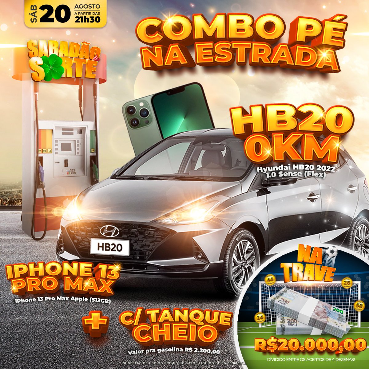 apcapdasorte's tweet photo. Combo Pé na Estrada 🛣

1 HB20 0KM com tanque cheio 😱 + 1 IPhone 13 Pro Max.

#vemproApp #vemproApcap https://t.co/671hDTKtf9