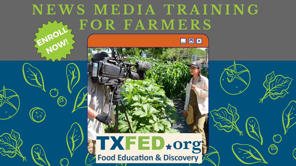 TexasLocalFood's tweet image. Enroll today at TXFED.org