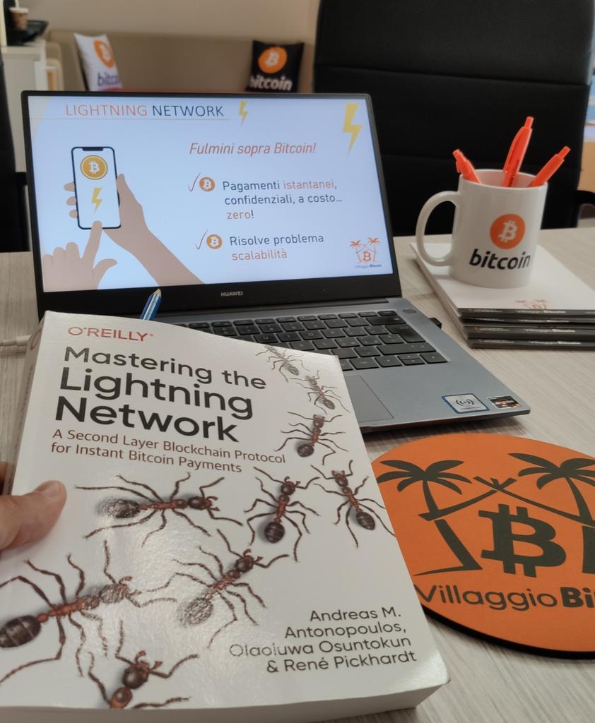 VillaggioBTC's tweet photo. Consigli utili per passare Ferragosto? Studiare a fondo gli sviluppi di #Bitcoin e il suo second layer #LightningNetwork ⚡⚡🤯🚀
❤️LNP/BP standard❤️
#jointherevolution #orangepill #villaggiobitcoin https://t.co/OEY46XqOzC