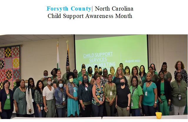 NCCSC1's tweet photo. #ChildSupportAwarenessMonth
#forsythcountync
#nccsc2022 https://t.co/Yvdj6A2bIB