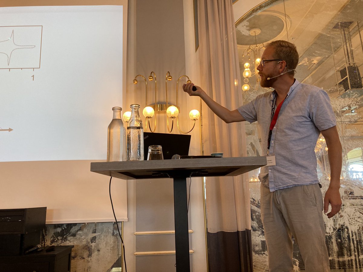 TVegge's tweet photo. Stellar lectures today by Profs. Jan Rossmeisl @HEAcatalysis , Karsten Reuter @fhi_theory and Nuria López @TheorHetCatICIQ at the @DTUtweet #CAMD2022 PhD summer school in Helsingør 💪 Poster session coming up for dessert 😃#DTUPhysics @DTUEnergy https://t.co/EFe2Fyd8eE