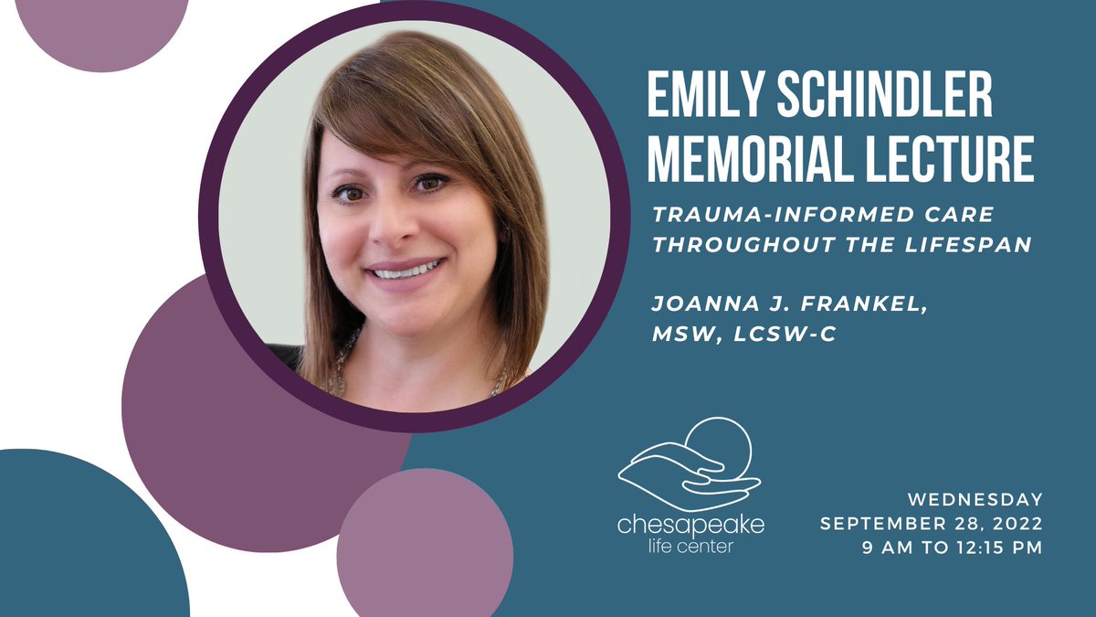 HospChesapeake's tweet photo. Maryland Social Workers, Therapists and Counselors -- are you registered to learn about Trauma-Informed Care throughout the Lifespan? You can earn 3 CEUs for just $40. #CEUs #Therapists #SocialWorkers #Counselors #continuingeducation #traumainformed https://t.co/hoifEEuplP https://t.co/mgNWVhgBRN