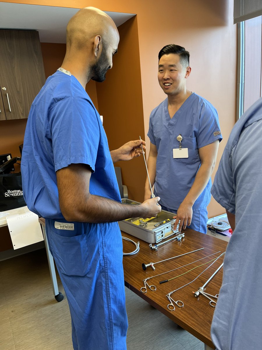 NjmsUrology's tweet photo. Had a great time hosting this year’s Intern Boot Camp, providing hands-on experience + social after. Thanks @rwjurology @adseftel @HUMCUrology looking forward to more events together! https://t.co/mN4jQ7O3es