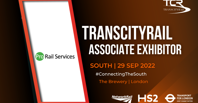 thertmnews's tweet photo. We're pleased to announce @prorailuk as an Associate Exhibitor at the upcoming #TransCityRail South event in September.

To find out how you can get involved with the event - Visit the website.👇👇