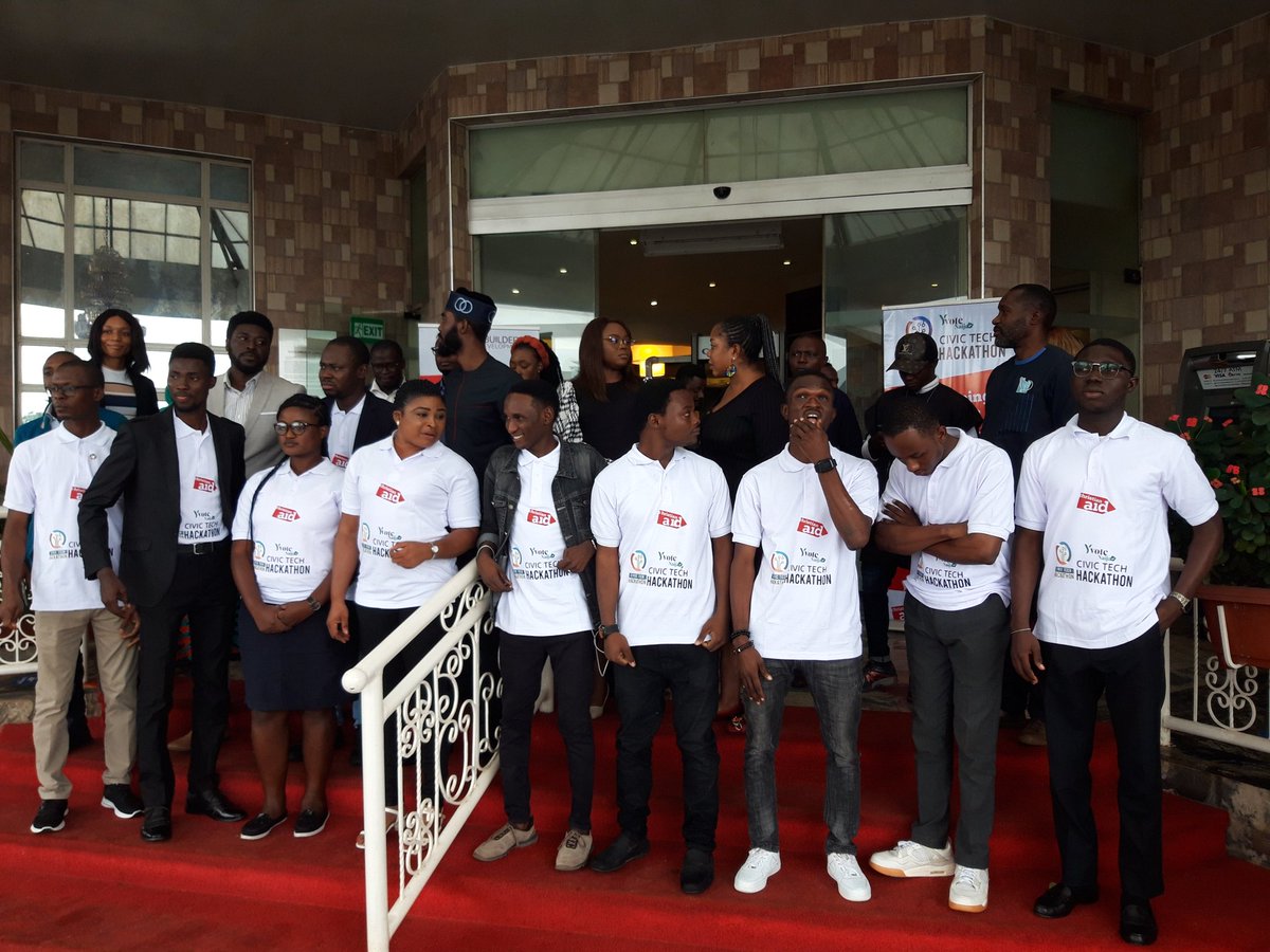 yvotenaija's tweet photo. The result of the #CivicTechHack goes like this:
In descending order
7th: CodeIn
6th: eMonitor
5th: Vresources
4th: Vote-Right Nigeria
3rd: Electracker
2nd: Votar
1st: WI - App https://t.co/YaZpR7SSiG