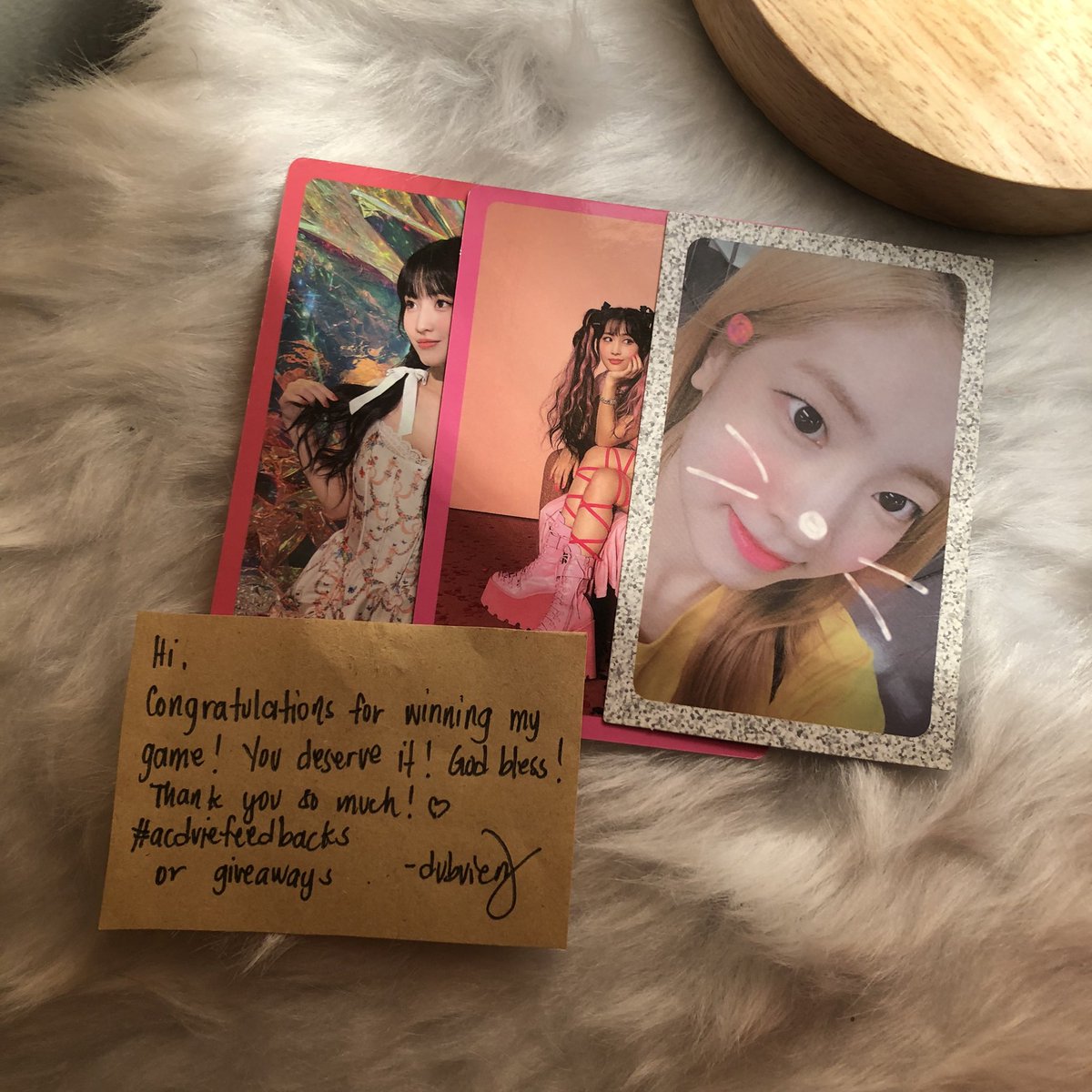 89skidswift's tweet photo. #icycollects
hii @achoodubvie dahmo arrived safely~ thank youu so much for the giveaway π€ til next budol din π₯°π₯°
#acdviefeedbacks https://t.co/eooCSNpPk0