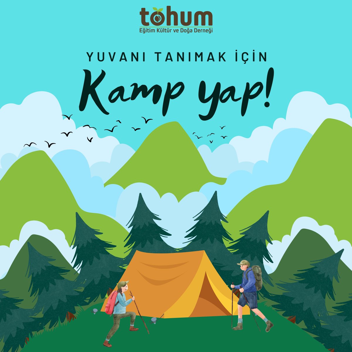 Yuvanı tanımak için kamp yap! 
.
.
.
.
#doğa #dünya #kamp #kampçılık