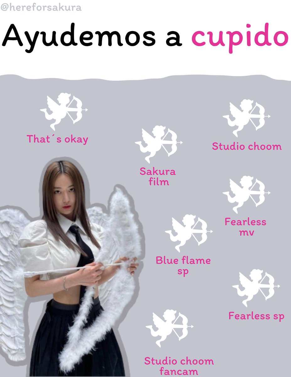 Lessfimvp's tweet photo. Ayudemos a Cupido ❤️
By @hereforsakura https://t.co/kZAEfhBHie