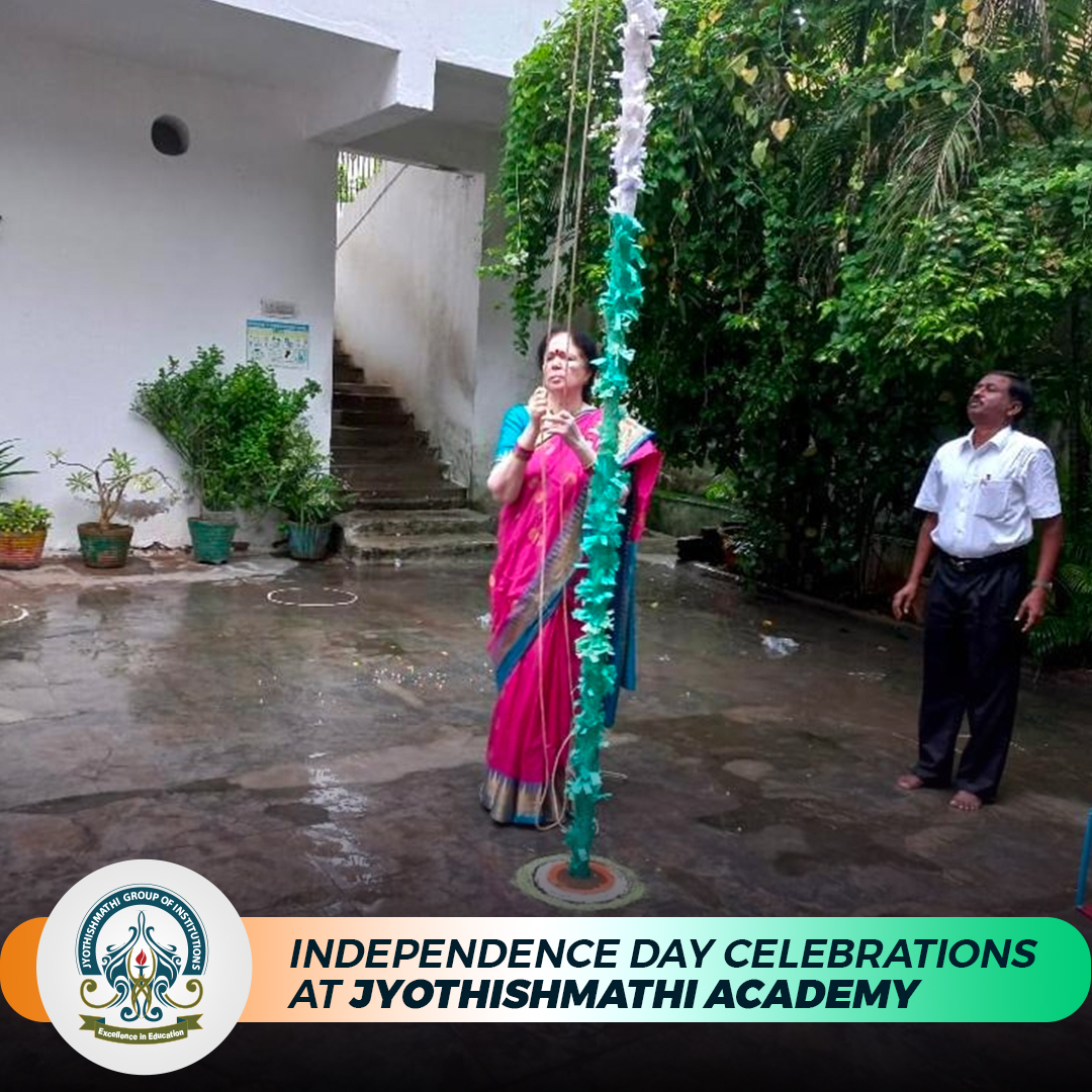 jyothish_mathi's tweet photo. Indian Independence Day celebrations at Jyothishmathi Academy began with the hoisting of the Tri-colour flag. Various performances by school students were organised as a part of Azadi ka Mohatsav Celebrations
#JITS #๐๐ง๐๐๐ฉ๐๐ง๐๐๐ง๐๐๐๐๐ฒ #Tri_Colour #Flag #Azadika https://t.co/U6gIFhl3gh