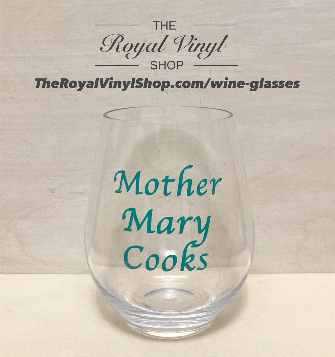 RoyalVinylShop's tweet photo. “Mother Mary Cooks” - Personalized 20oz Stemless Acrylic Wine Glass by The Royal Vinyl Shop. Personalize your own wine glasses @ https://t.co/EiONXYLfOo 

#theroyalvinylshop #mothermary #wineglass #wineglasses #customwineglasses #wine #wines #winelover #winelovers #winewinewine https://t.co/CIiZi7P4QZ