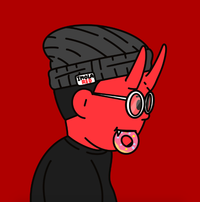 Imola_red888's tweet photo. @skaterhomies Sorry for the late tweet - but better late than never! thanks for the warm welcome and check out my custom PFP from @sob_nft, great community that keeps on building - get those NOTIS on! https://t.co/wgd2ovrv6W